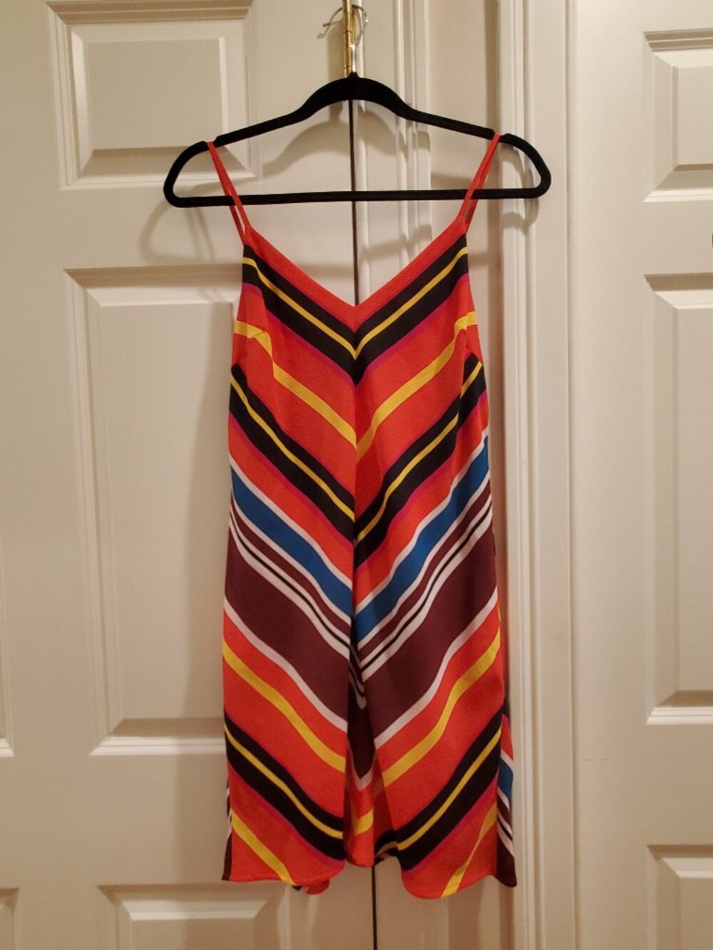Express Colorful Striped mini dress